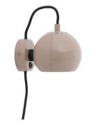 Frandsen Lighting Ball Magnet Wall Lamp Beige