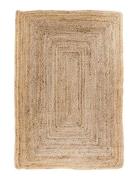 House Nordic Rina - Rug, Braided Jute, Nature 60X90 Cm Beige