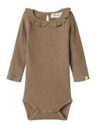 Lil'Atelier Nbfsophia Sak Ls Slim Body Lil Brun
