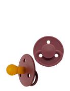 Mininor Round Pacifier Latex Burgundy