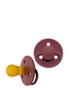 Mininor Round Pacifier Latex Burgundy