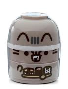 Puckator Pusheen The Cat Foodie Clip Lock Stacked Bento Lunch Box With...