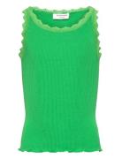 Rosemunde Kids Rkbeatha Sl Top W/ Lace Grön