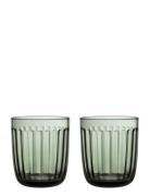 Iittala Raami Tumbler 26Cl Pine Green 2Pc Grön