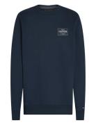 Tommy Hilfiger Monotype Label Sweatshirt Marinblå