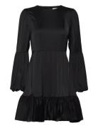 Malina Jasmine Ruffled Mini Dress Svart