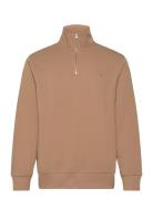 GANT Reg Shield Half Zip Sweat Beige