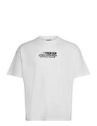 Weekday Graphic Tee Great Boxy Printed Vit