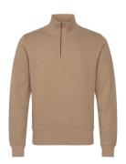 GANT Sacker Rib Half Zip Beige