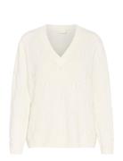 Kaffe Kacharlie Knit Pullover Kräm