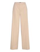 Lexington Clothing Tailored Wide Pants Beige