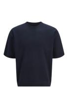 Jack & J S Jprblabradfort Knit Crew Neck Ss Sn Marinblå