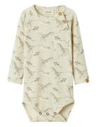Lil'Atelier Nbmgio Bop Ls Slim Body Lil Beige