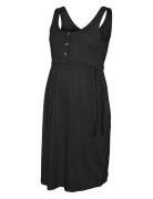 Mamalicious Mlevi Lia Sl Jrs Abk Dress 2F Noos Svart