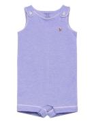 Ralph Lauren Baby Oxford Mesh Shortall Lila