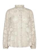 FREE/QUENT Shirt From Freequent In A Transparent Material With Stripes...