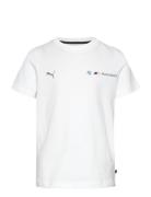PUMA Motorsport Bmw Mms Kids Ess Logo Tee 2 Vit