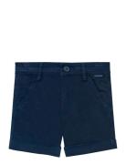 Boboli Satin Bermuda Shorts Marinblå