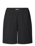 STUDIO FEDER Norah Shorts - Seersucker Svart