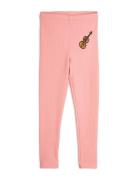 Mini Rodini Violin Emb Leggings Rosa