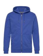 Superdry Essential Logo Zip Hoodie Hb Blå