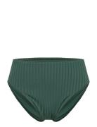 Lindex Brief Bikini High Hanna Rib Grön