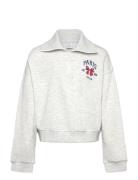 Lindex Sweatshirt With Collar Grå