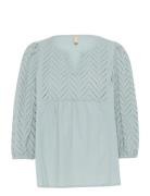 Culture Cutoril Blouse Grön