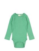 Petit Piao Body L/S Modal Grön