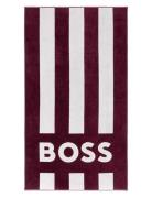 Boss Home Bath Beach Towel Burgundy