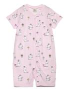 Lindex Pyjamas Romper Moomin Rosa