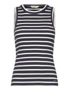 GANT Striped Tank Top Marinblå