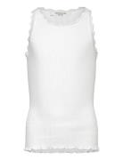 Rosemunde Kids Rkbalta Modal Sl Lace Top Vit