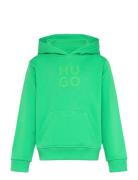 Hugo Kids Hooded Sweatshirt Grön