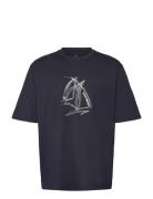 Armani Exchange T-Shirt Marinblå
