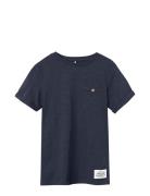 Name It Nkmvincent Ss Top F Noos Marinblå