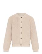 Copenhagen Colors Knitted Classic Rib Cardigan Beige