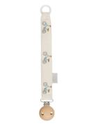 Cam Cam Copenhagen Embroidered Pacifier Holder - Gots Kräm