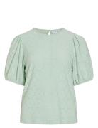 Vila Vikally O-Neck 2/4 Top - Noos Grön