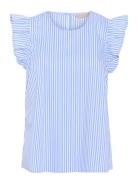 Culture Cujilla Bjørg Sleeveless Blouse Blå