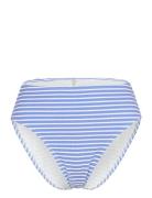 Lindex Brief Bikini High Hanna Crepe Blå