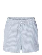 STUDIO FEDER Jasmin Shorts - Seersucker Blå