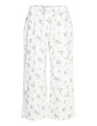 Lindex Trousers Pyjama Seersucker Vit