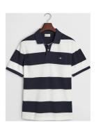 GANT Block Stripe Polo Svart