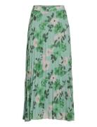 Vila Vivilda Hw Ankle Skirt/Dc/Ka Grön