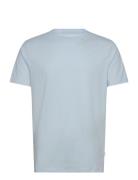 Lindbergh Mensstretchcrewnecktees/S Blå