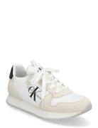 Calvin Klein Runner Sock Laceup Ny-Lth Wn Beige