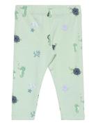 Lindex Leggings Ocean Aop Grön