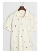 GANT Embroidered Graphic Polo Kräm