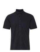 Casual Friday Cffolke Ss Bu Piqué Shirt Marinblå